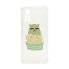 Чохол Wave Cute Case для Xiaomi Poco X4 Pro 5G Clear Cat is a Mood with Camera Lens