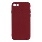 Чехол накладка Carbon для iPhone 7/8/SE 2020 Red