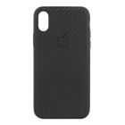 Чехол накладка Carbon для iPhone X/XS Black