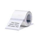 Етикетки NIIMBOT T40*30-230 Clear для B1/B21/B3S (A2G88318801)