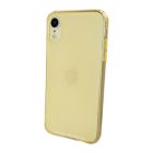 Чехол накладка Colorful Matte Case для iPhone XR Gold