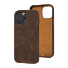 Чохол Croco Leather Case для iPhone 12 Pro Max Brown