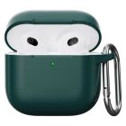 Футляр для навушників AirPods 4 Ultra Thin Case Dark Green