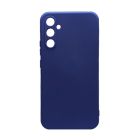 Чехол Original Soft Touch Case for Samsung A24-A245 Dark Blue with Camera Lens