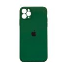 Чохол Soft Touch для Apple iPhone 11 Pro Max Dark Green with Camera Lens Protection Square