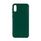 Чехол Original Soft Touch Case for Samsung A02-2021/A022 Dark Green