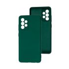 Чохол Original Soft Touch Case for Samsung A32-2021/A325 Dark Green with Camera Lens
