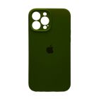 Чохол Soft Touch для Apple iPhone 13 Pro Max Dark Olive with Camera Lens Protection