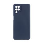 Чехол Original Soft Touch Case for Samsung A12-2021/A125/M12-2021 Dark Blue with Camera Lens