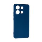 Чохол Original Soft Touch Case for Xiaomi Redmi Note13 4G Dark Blue with Camera Lens