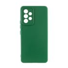 Чехол Original Soft Touch Case for Samsung A52/A525/A52S 5G/A528B Dark Green with Camera Lens
