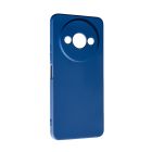 Чехол Original Soft Touch Case for Xiaomi Redmi A3/Poco C61 Dark Blue with Camera Lens