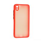 Чехол накладка Goospery Case для Xiaomi Redmi 9a Red with Camera Lens