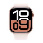 Смарт-годинник Apple Watch Series 10 42mm Rose Gold/Plum Sport Loop (MWWK3) українська версія