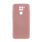 Чехол Original Soft Touch Case for Xiaomi Redmi Note 9/Redmi 10x Pink Sand with Camera Lens
