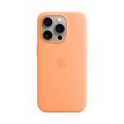 Чехол Apple iPhone 15 Pro Max Silicone Case with MagSafe Orange Sorbet (MT1W3)