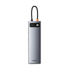 USB-хаб Baseus Metal Gleam Series 11-in-1 Gray (CAHUB-CT0G)