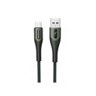 Кабель SkyDolphin S01T USB to Type-C 1m Dark Green (USB-000582)