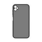 Чехол накладка Goospery Case для Samsung A04e-2022/A042 Black/Red with Camera Lens