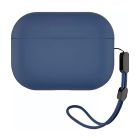 Футляр для навушників AirPods Pro 2 Blueo Liquid Silicone Case Deep Blue