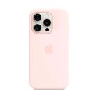 Чехол Apple iPhone 15 Pro Silicone Case with MagSafe Light Pink (MT1F3)