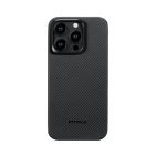 Чохол Pitaka iPhone 15 Pro Case with MagSafe Black/Grey (KI1501PA)