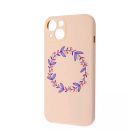 Чохол Wave Minimal Art Case для Apple iPhone 13/14 with MagSafe Pink Sand/Wreath