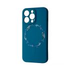 Чехол Wave Minimal Art Case для Apple iPhone 13 Pro Max with MagSafe Blue/Wreath