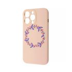 Чехол Wave Minimal Art Case для Apple iPhone 13 Pro Max with MagSafe Pink Sand/Wreath