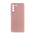Чехол Original Soft Touch Case for Samsung S22/S901 Pink with Camera Lens