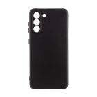 Чехол Original Soft Touch Case for Samsung S22/S901 Black with Camera Lens
