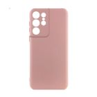 Чехол Original Soft Touch Case for Samsung S22 Ultra/S908 Pink Sand with Camera Lens