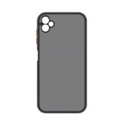 Чехол накладка Goospery Case для Samsung A04-2022/A045 Black/Red with Camera Lens MF