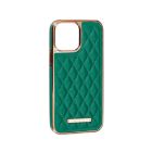 Чехол Puloka Leather Case для iPhone 13/14 Green
