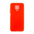 Чехол Original Soft Touch Case for Xiaomi Redmi Note 9s/Note 9 Pro/Note 9 Pro Max Red with Camera Lens