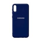Чехол Original Soft Touch Case for Samsung A02-2021/A022 Midnight Blue