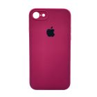 Чехол Soft Touch для Apple iPhone 7/8/SE 2020/SE 2022 Maroon with Camera Lens Protection