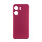 Чехол Original Soft Touch Case for Xiaomi Redmi 13C/Poco C65 Marsala with Camera Lens