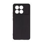 Чехол Original Soft Touch Case for Xiaomi Poco X6 Pro 5G Black with Camera Lens