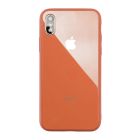 Чехол накладка Glass TPU Case для iPhone XS Max Orange