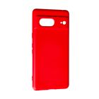 Чехол Original Soft Touch Case for Google Pixel 7 Red with Camera Lens