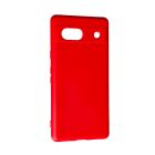 Чехол Original Soft Touch Case for Google Pixel 7a Red with Camera Lens