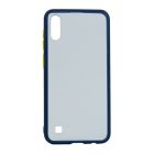 Чехол накладка Goospery Case для Samsung A10-2019/A105 Clear/Blue/Yellow