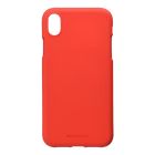 Чехол накладка Goospery SF Jelly Case для iPhone X/XS Red