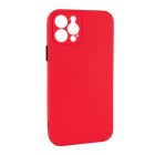 Чехол накладка Goospery TPU Square Full Camera Case для iPhone 12/12 Pro Red