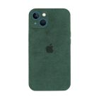 Чехол Alcantara для Apple iPhone 13/14 with Camera Lens Pine Green