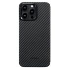 Чохол Pitaka iPhone 15 Pro Case with MagSafe Black/Grey (KI1501P)