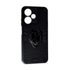 Чехол Armor Antishock Case для Infinix Hot 30 Play with Ring Black with Camera Lens