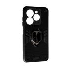 Чехол Armor Antishock Case для Infinix Hot 40/Hot 40 Pro with Ring Black with Camera Lens