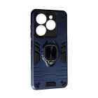 Чехол Armor Antishock Case для Infinix Hot 40i with Ring Dark Blue with Camera Lens